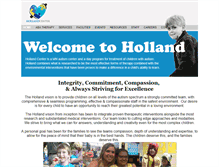 Tablet Screenshot of hollandcenter.com